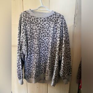 AE leopard sweatshirt